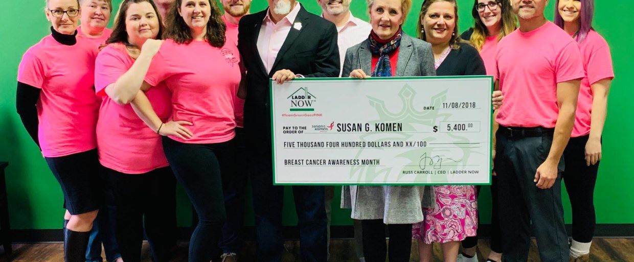 Susan G. Komen donation check