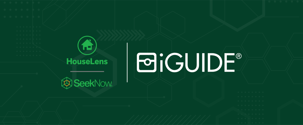 iguide, seek now and Houselens logos