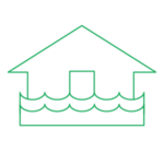house in water icon